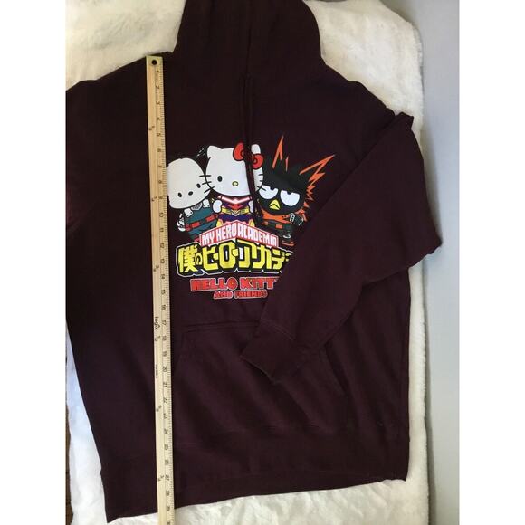 Comic My Hero Academia Hello Kitty Sweater Size Xl Cotton Polyester Y2K retro - Picture 7 of 8